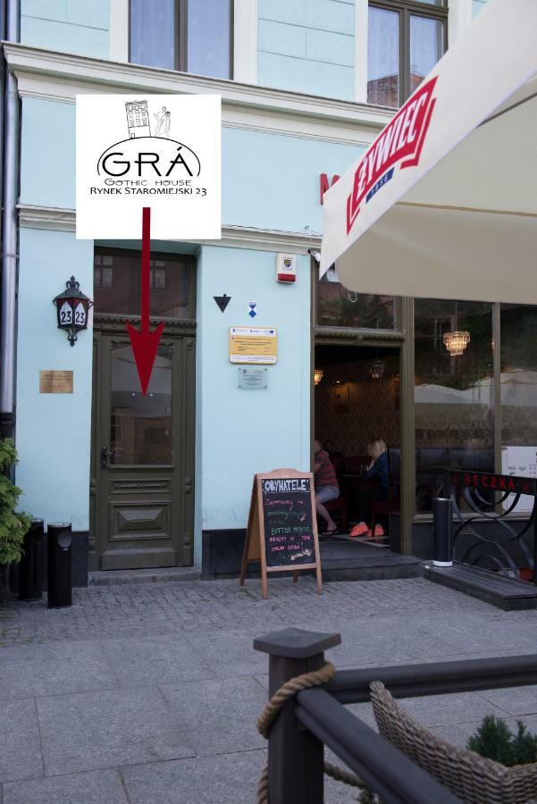 Apartament Gra - Gothic House Stary Toruń Eksteriør bilde